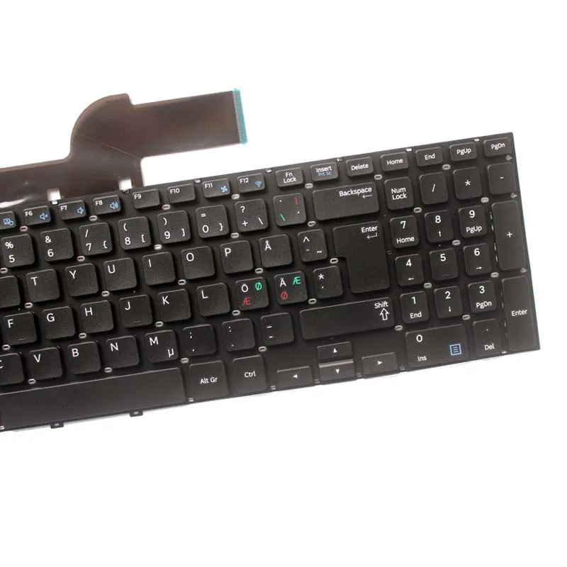 Новая клавиатура NE для Samsung NP355E5C 350V5C NP350V5C 355V5C NP355V5C 550P5C NP350E5A Скандинавская черная
