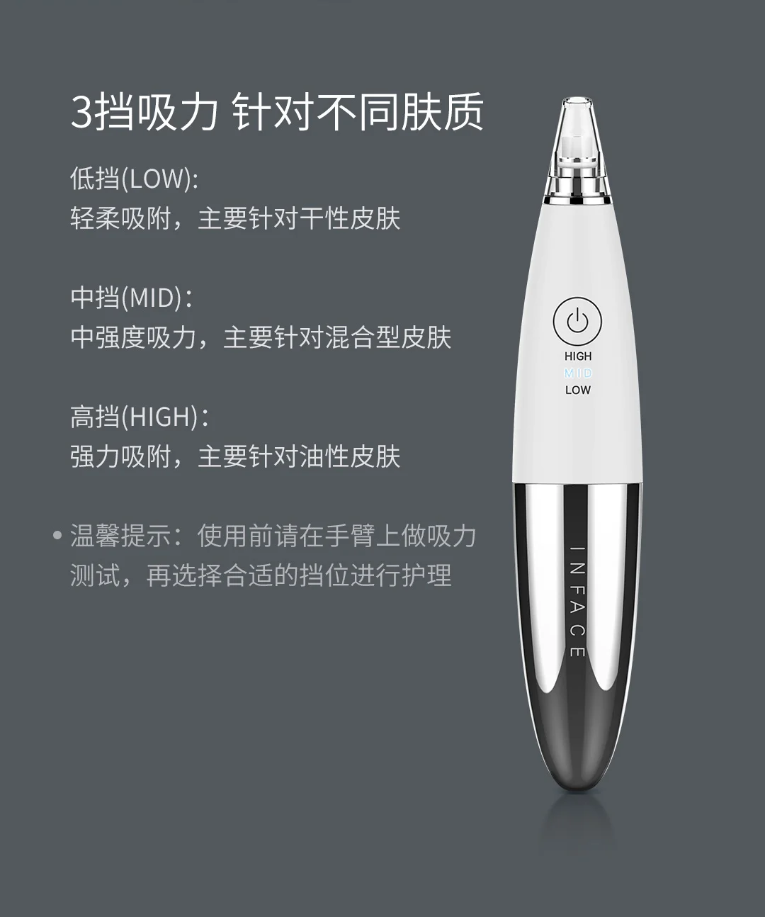 Xiaomi Youpin InFace электрический угорь аппарат Угри косметология аппарат для мыть поры чистящее средство