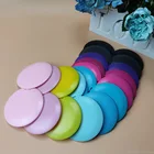 Круглое пластиковое зеркало для макияжа с откидной крышкой и датой