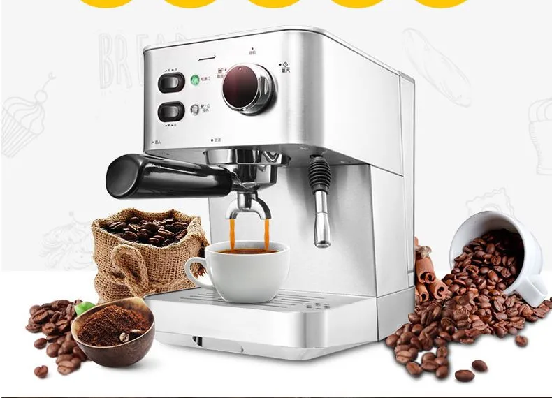 

coffee maker USES the commercial espresso machine to give beancurd cup