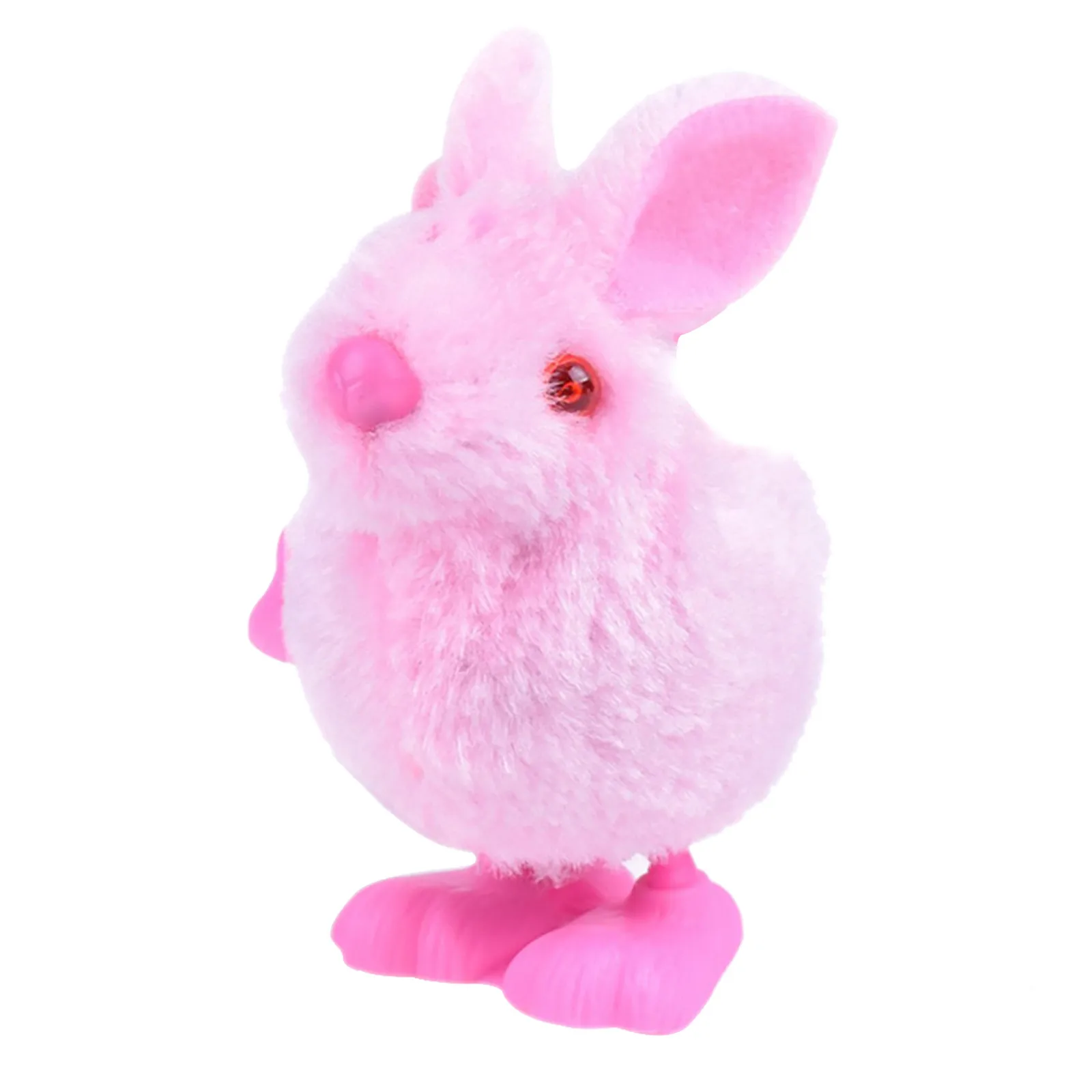 

20201 Kawaii Pluh Bunny Toys Infant Children Stuffed Toys Hopping Wind Up Clockwork Jumping Rabbit Toy Collect Easter Gift