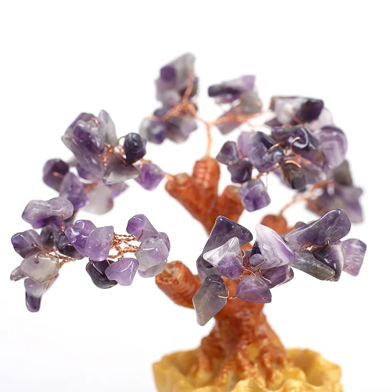 

Feng Shui Best Natural Crystal Craft Tree Amethyst Money Tree For Holiday Gifts