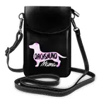 Сумка на плечо такса, забавные Кожаные Деловые женские сумки, Женский объемный кошелек