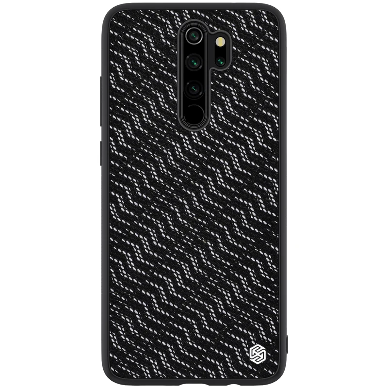 Серебристый Для Xiaomi Redmi Note 8 Pro Note8 Pro Чехол мерцающий чехол s Nillkin Жесткий ПК+ Мягкий ТПУ градиентный полиэстеровый светоотражающий чехол - Цвет: Серебристый
