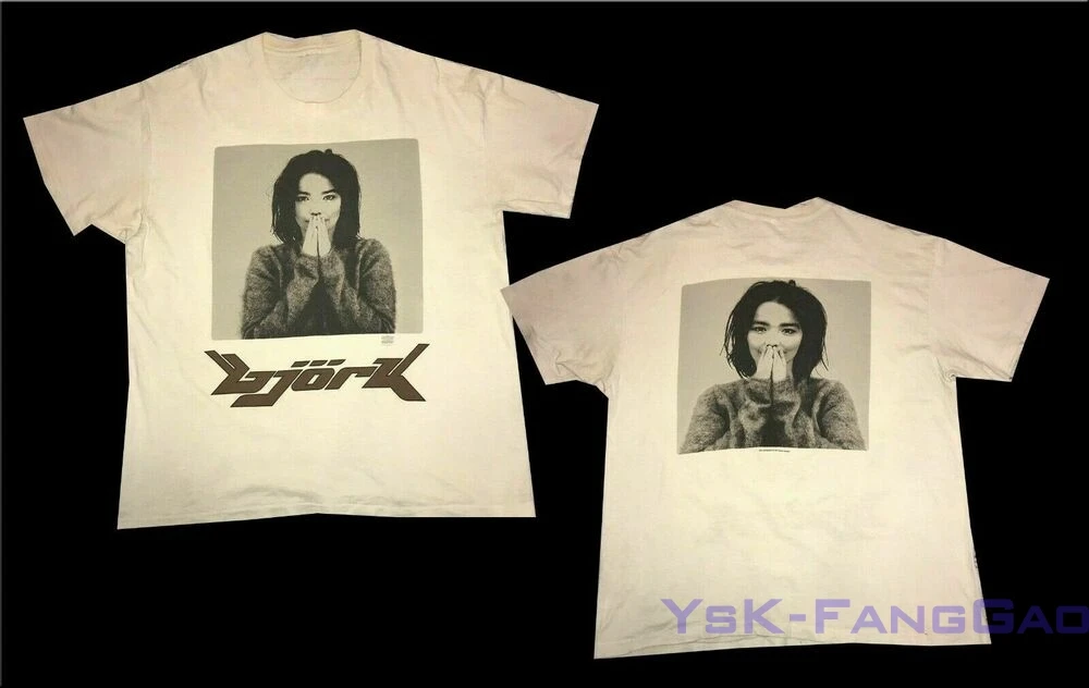 Ретро Редкие 1993 Bjork дебютный альбом Winterland футболка Размер S-2XL Репринт Мужская футболка женская хлопок футболки