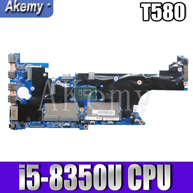 

Laptop motherboard For Lenovo Thinkpad T580 Core SR3L9 i5-8350U Mainboard 17812-1 01YR250