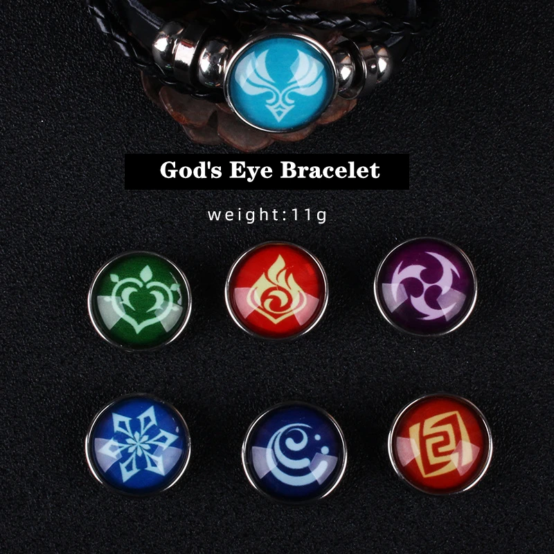 Аниме ювелирные изделия игра геншин удар косплей реквизит элемент светящиеся