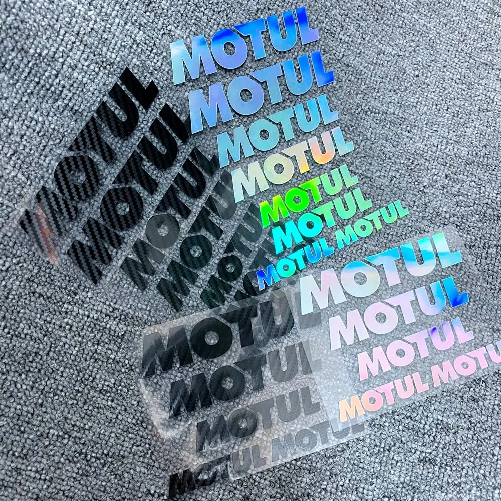 

1 Set Of Multi Color Reflective ,otorcycle Fuel Tank Helmet Fairing Shock Absorption Sticker Yamaha Honda Kawasaki MOTUL Motul