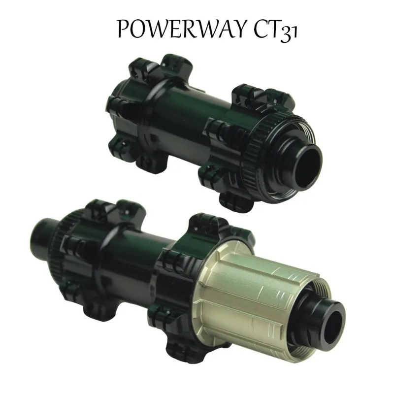 

Powerway CT31 Gravel Bike Hub Enduro Bearing Aluminum QR Or Boost Center Lock aluminum Straight Pull front Hub