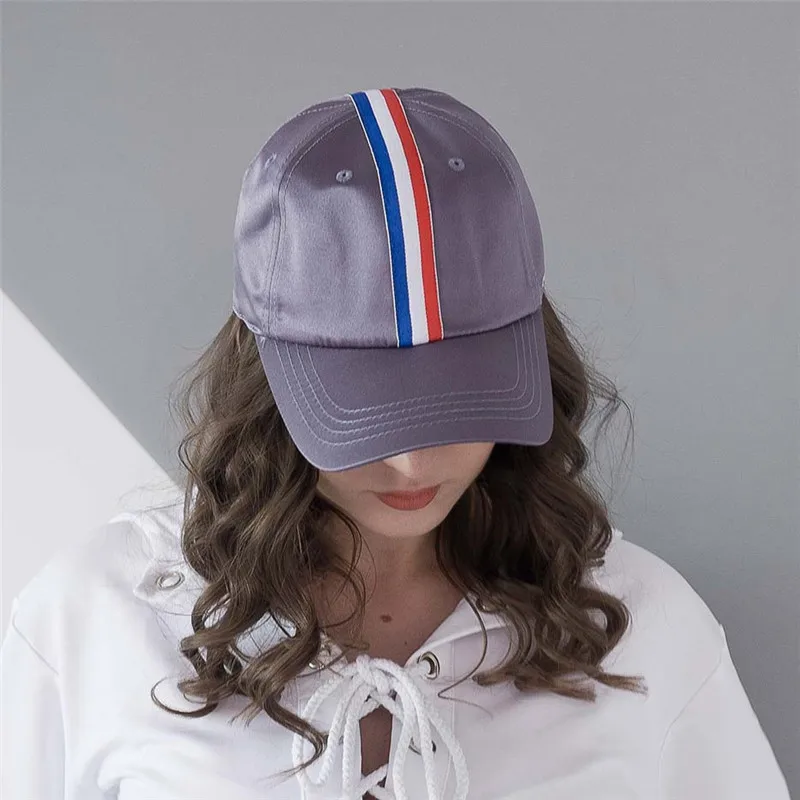 

baseball cap 2020 fashion Simple Tricolor stripes All-match Lovers Outing Unisex hat casquette kpop gorras hombre snapback bone