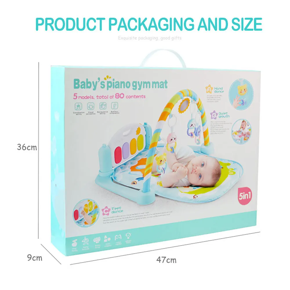 Детская стойка для нот игровой коврик Детский ковер пазл пианино клавиатура