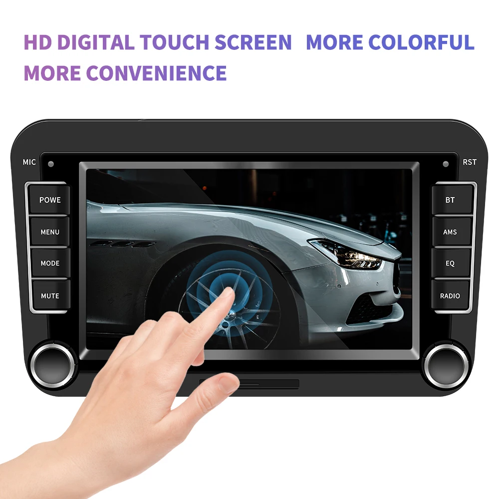 Camecho 2DIN 7 ''Автомобильный мультимедийный плеер Bluetooth автомагнитолы Android зеркальная связь аудио стерео радио Coche Mp5 Аудио плеер для VW