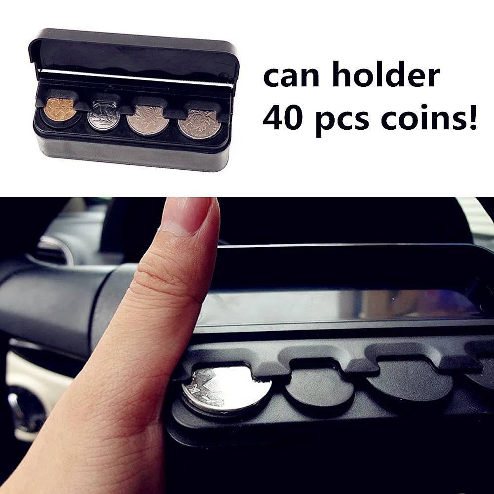 

Car Coin Organizer Case Change Storage Container for Volvo S90 XC90 XC XC70 V70 S80 Estate You Universe C30 S80L C70 V50 S40