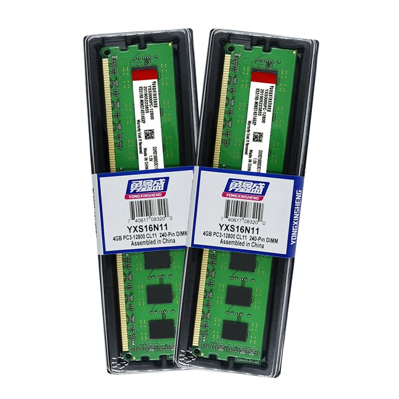 Yongxinsheng 4GB12800MHz 2x2 Гб PC3 1600 Настольный DDR3 Оперативная память МГц 240 Pin Память DIMM 1 5 v