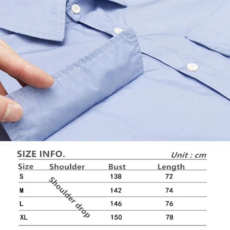 

Spring College Style Long Sleeve Shirt Outdoor Sport Trekking Climbing Labor Cargo Hiking Basic Tooling Pocket Loose Casual Tops