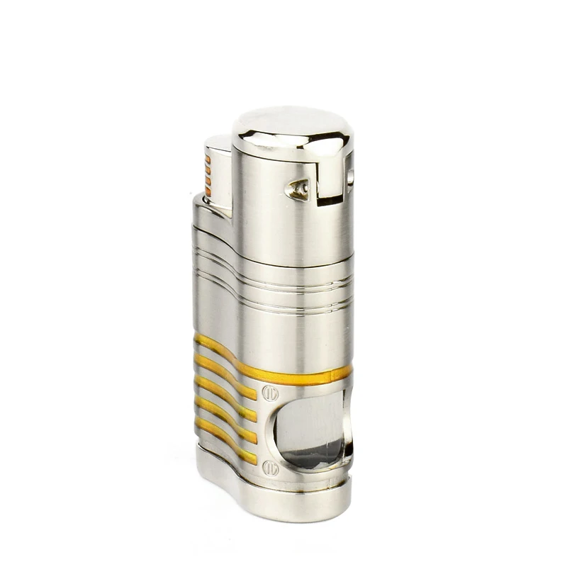 COHIBA металлический 4 факел струйное пламя сигарета зажигалка удар без газового