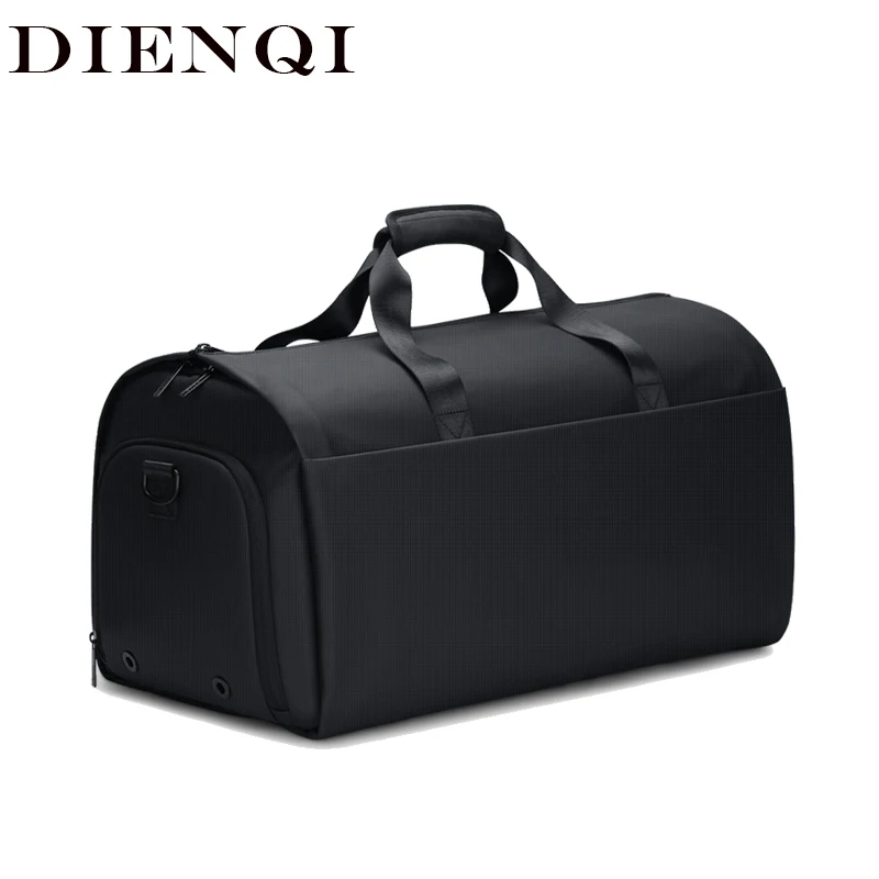 

DIENQI Duffel Men's Hand Luggage Bag 39L Large Capacity Travel Suit Bags Shoe Pouch Foldable Business Travel Bags Hand Luggage
