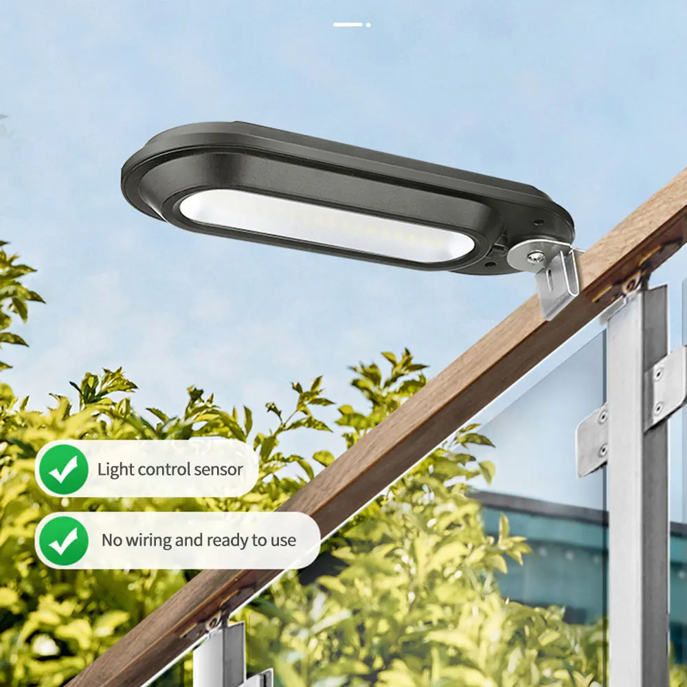 Панельная Светодиодная лампа на солнечной батарее уличный прожектор настенный