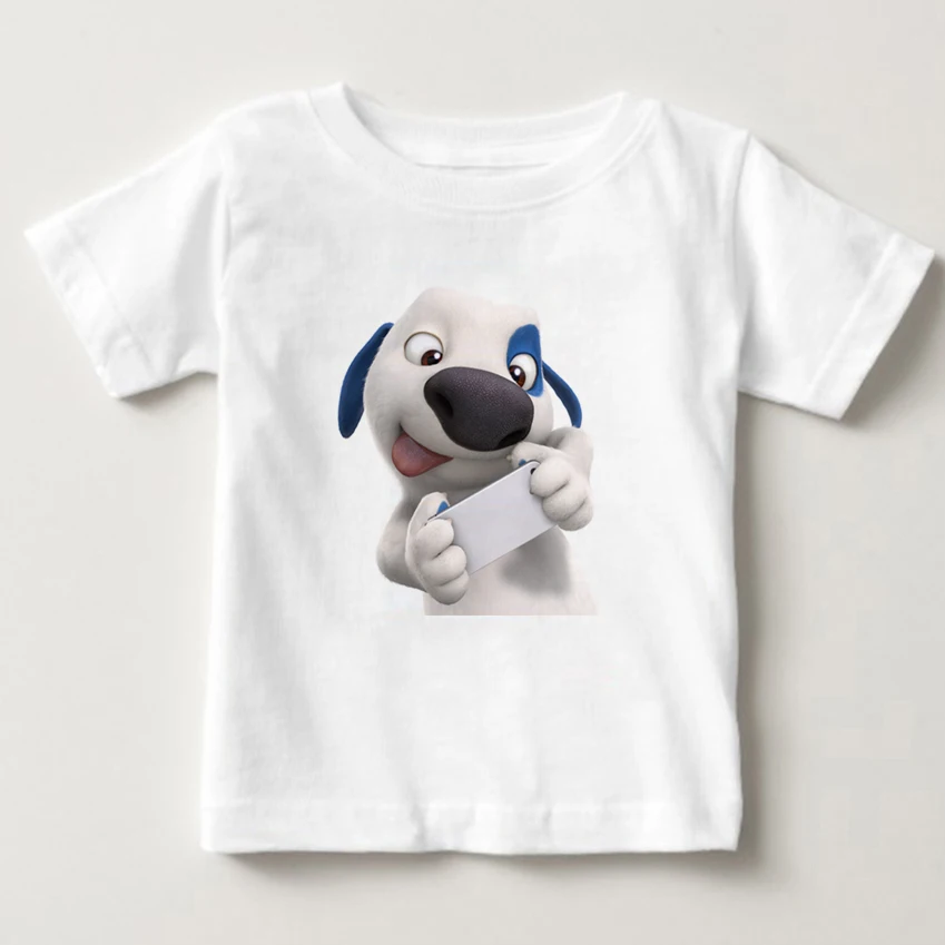 

kids t shirt fashion summer cotton Short sleeve t-shirt Cartoon Tom cat Printed tops Cat Friend Pure cotton shirt MJ