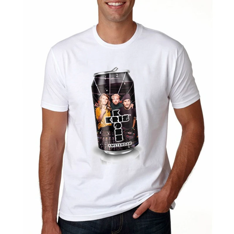Музыка диджей Мартин Гаррикс Футболка мужская Стив футболка AOKI Cans забавная
