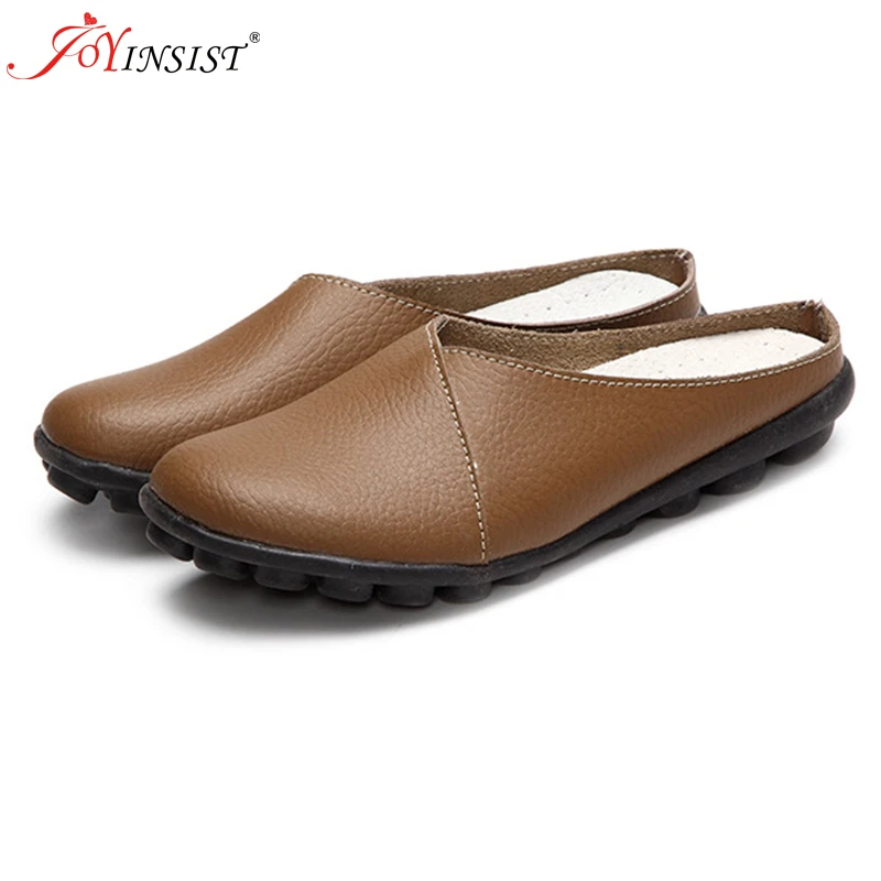 Весна 2021 кожаные туфли на плоской и круглой подошве однотонные мягкие