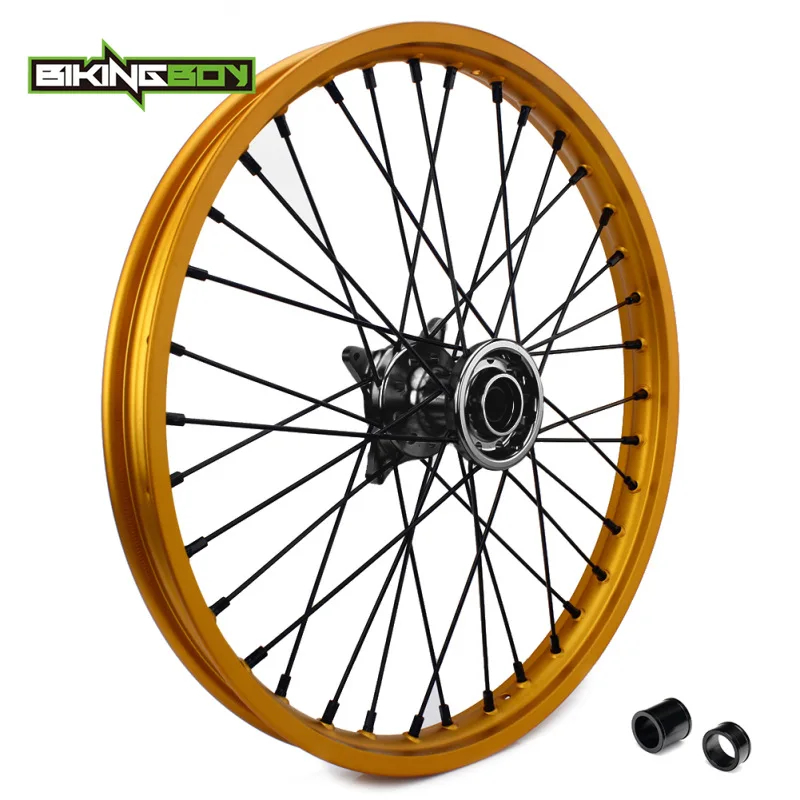 Front Black Hub BIKINGBOY спереди и сзади 2" 19" обод колеса концентратора для Suzuki РМЗ 250 07 08 09, 10, 11, 12, 13, 14, 15, 16, 17, 18, 19, RM-Z 450 05- для мотокросса - Цвет: Front Black Hub