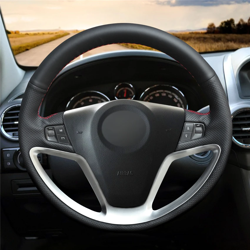 MEWANT черная искусственная кожа фотоаксессуары для Opel Antara 2007 2008 2009 2010 2011 набор