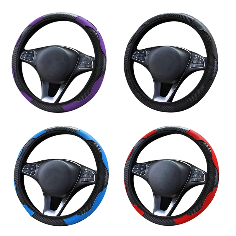

Car Steering Wheel Cover Breathable Non-Slip Steering Covers Internal Accessories Suitable for Car Decoration