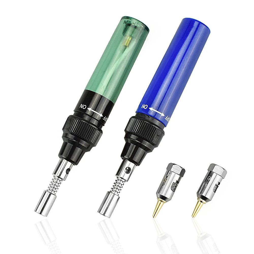 

NEWACALOX Aerated Flame Mini Gas Soldering Iron Torch Adjustable Self-Igniting Cordless Soldering Iron Pen Welding Repair Tool