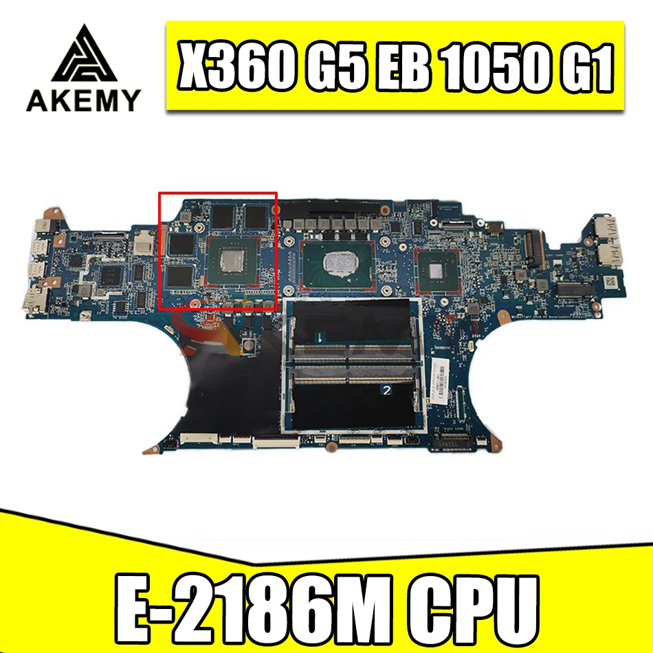 

L30971-601 L30971-001 For HP Zbook Studio X360 G5 EB1050 G1 Laptop Motherboard W/ E-2186M DA0XW1MBAI1 Mainboard 100% working