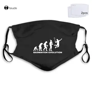 Маска-Волан Evolution Of BADMINTONS Badmington для лица, многоразовая Моющаяся