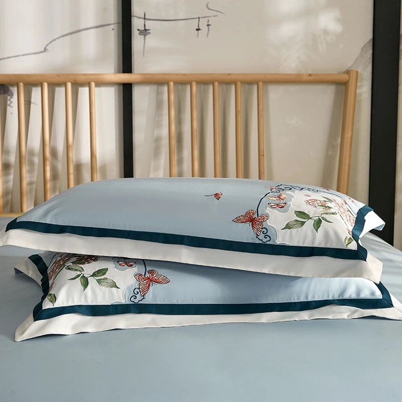 4/6/9 шт. Комплект постельного белья из египетского хлопка с цветочной