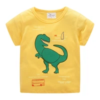 jumping meters new summer boys cartoon tees print dinosaur childrens clothes fashion kids tees tops