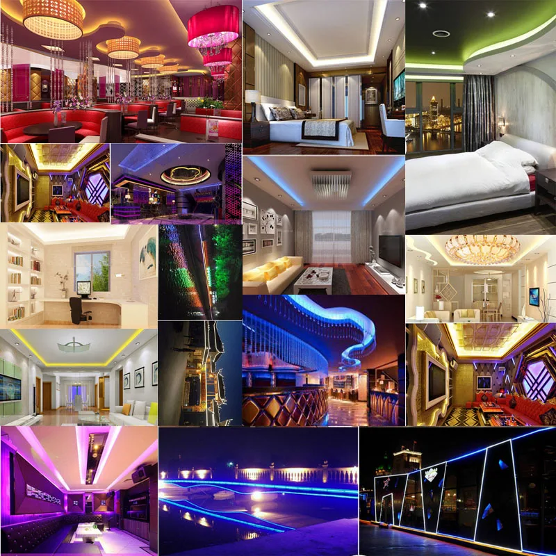 

LED Light Strips Bluetooth WIFI Controller Flexible RGB 5050 Lamp Night Decoration BackLight light Luminous String for Bedroom