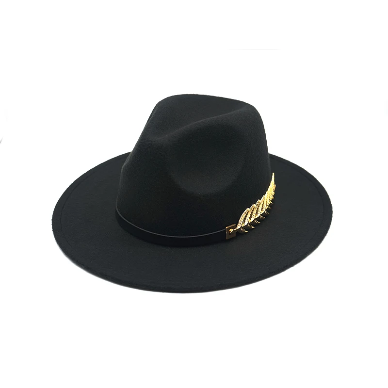 

Men Fedora Hats Special Felt Hatwith Belt Women Vintage Trilby Caps Wool Fedora Warm Jazz Hat Chapeau Femme feutre Panaman hat