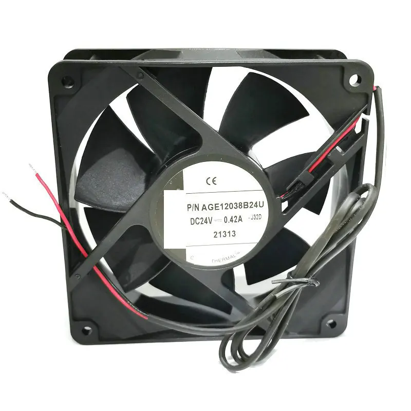 

New original AGE12038B24U 12038 24V 0.42A Cooling Fan 120*120*38MM