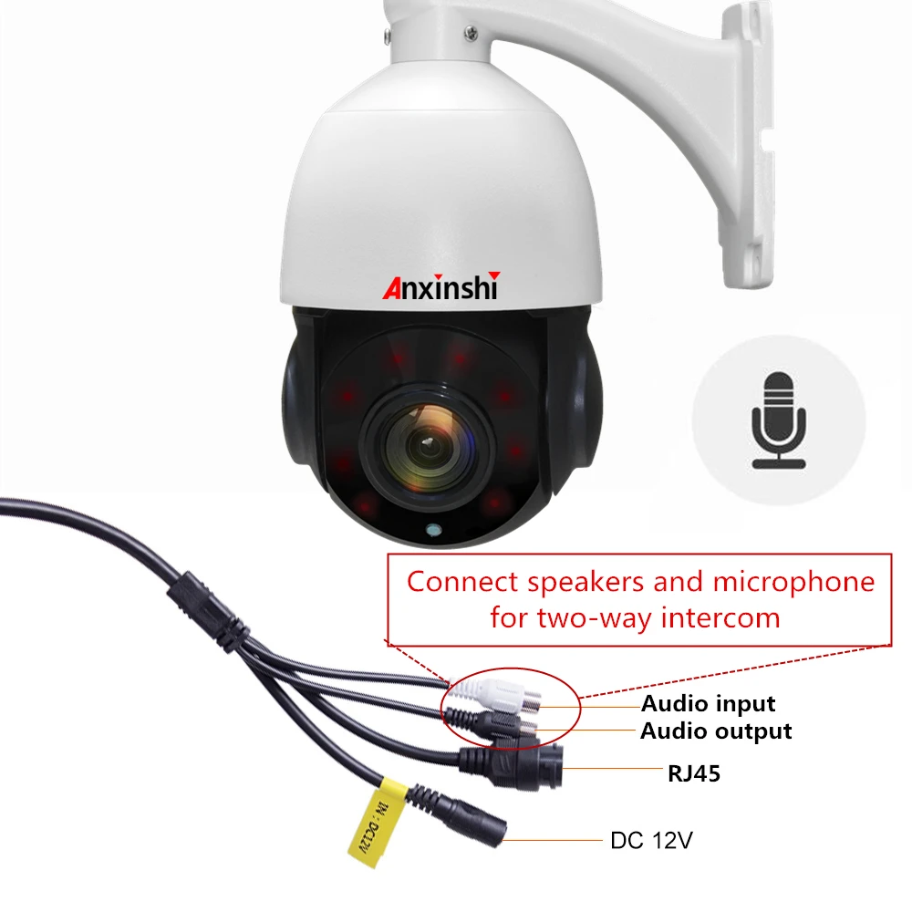 IP66 наружная сеть 5MP HD Автоматическое отслеживание PTZ камера H.265 POE IR высокоскоростная купольная ip-камера 30X зум Обнаружение движения ONVIF P2P