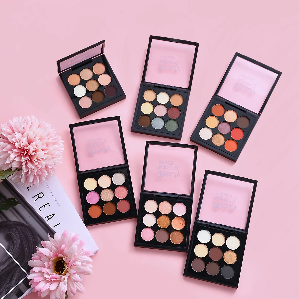 Beauty BigBang 9 видов цветов Тени для век Палитра 7 8 см матовый мерцающий макияж Sombras