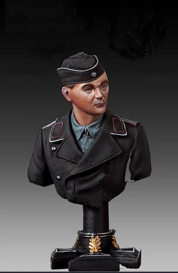 

1/10 Panzer Ace офицер мужской бюст игрушка модель из смолы миниатюрный комплект без сборки Неокрашенная