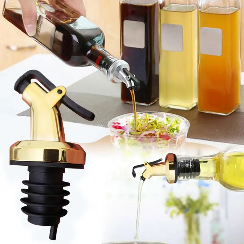 Bottle Stopper Leak Proof Wine Bottle Kitchen Tools Gadget Stopper Cap Wine Pourer Dispenser Olive Oil Sprayer Bar Tools