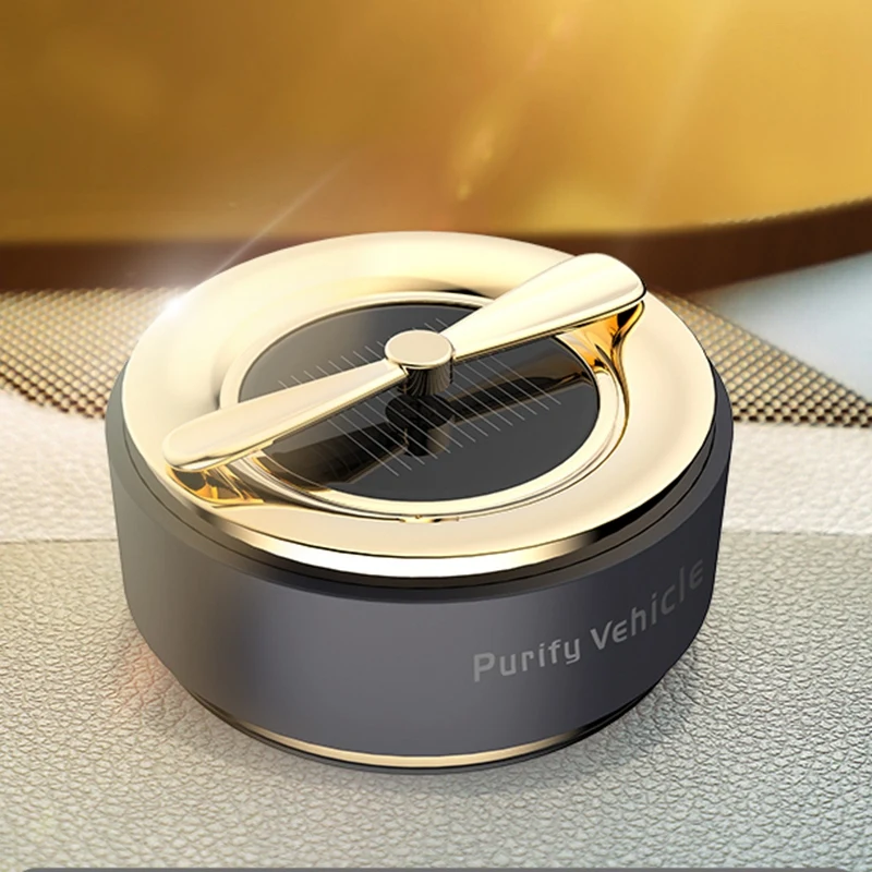 Металлический освежитель воздуха на солнечной батарее для автомобиля арома