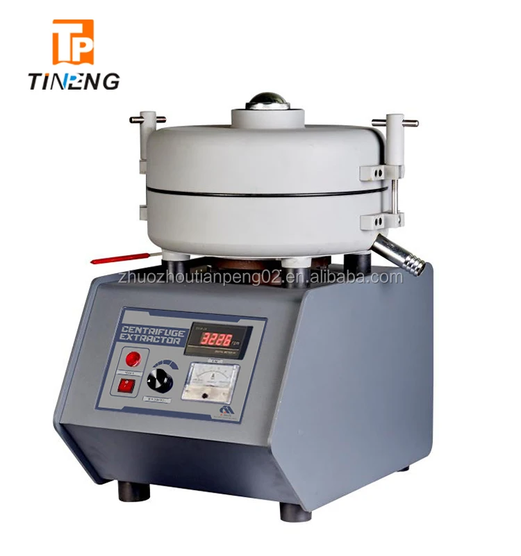 

1500g capacity bitumen asphalt centrifugal extractor