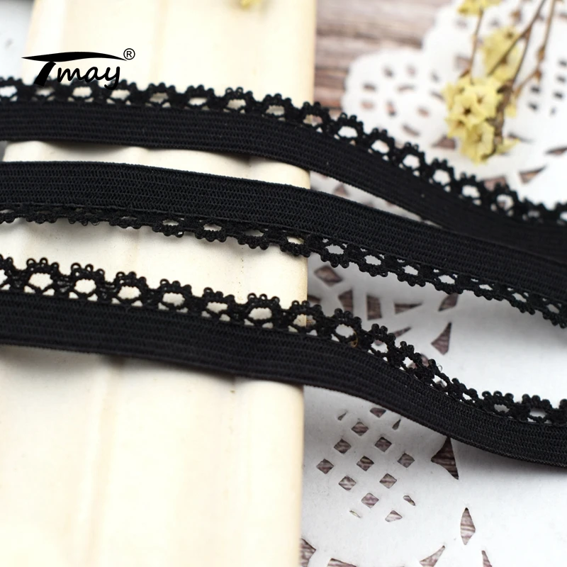 #1721 чистый эластичные женские сапоги черного цвета кружевные ленты с отделкой 8