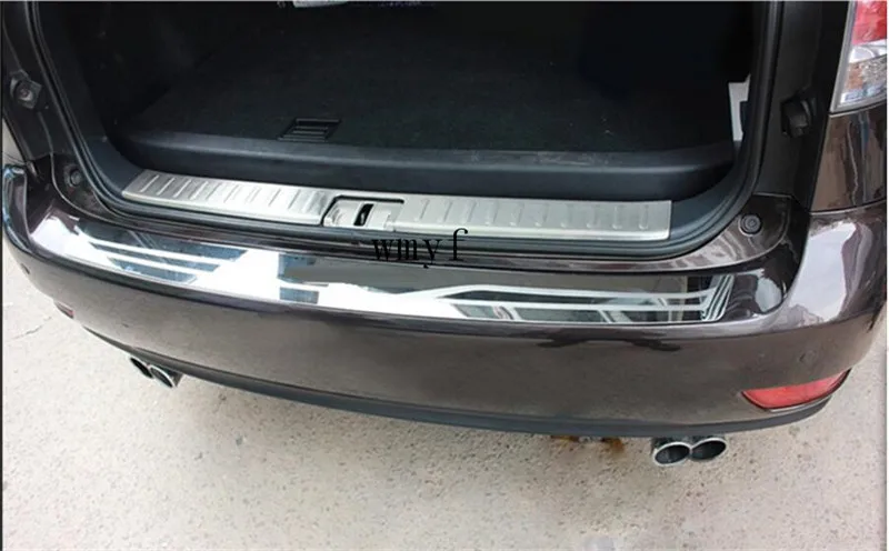 Защита заднего бампера Накладка на порог двери багажника отделка 2009 2015 Стайлинг