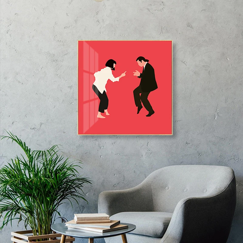 

Indie Aesthetic Classic Pulp Fiction Minimalist Vintage Posters And Prints Photo For Wall Canvas Painting Living Room Decoration