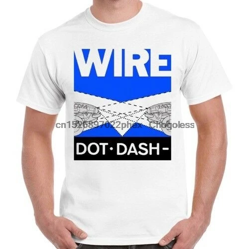 Футболка в стиле ретро панк с изображением проволоки и точек 2063 | Мужская одежда