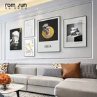 Скульптура Давида, холст настенные картины, художественные плакаты и принты, нордическое искусство, Настенная декоративная картина для гостиной