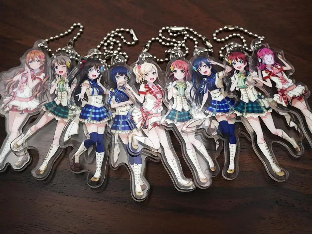 Love Live PDP Lovelive, проект идеальной мечты, аниме ниджигасаки, старшая школа, Idol клуб, Эмма Верде, акриловый брелок Love Live PDP Lovelive, проект идеальной мечты, аниме ниджигасаки, старшая школа, Idol клуб, Эмма Верде, акриловый брелок