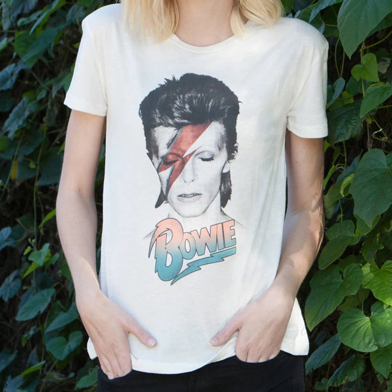 

David Bowie T-shirt Fashion printed unisex T-shirt unisex clothing
