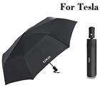 Для Tesla Model X S 3 Y Автомобильный логотип эмблема бамберстрел джентльмен Солнце Дождь Зонтик парагвы автомобильные аксессуары для интерьера